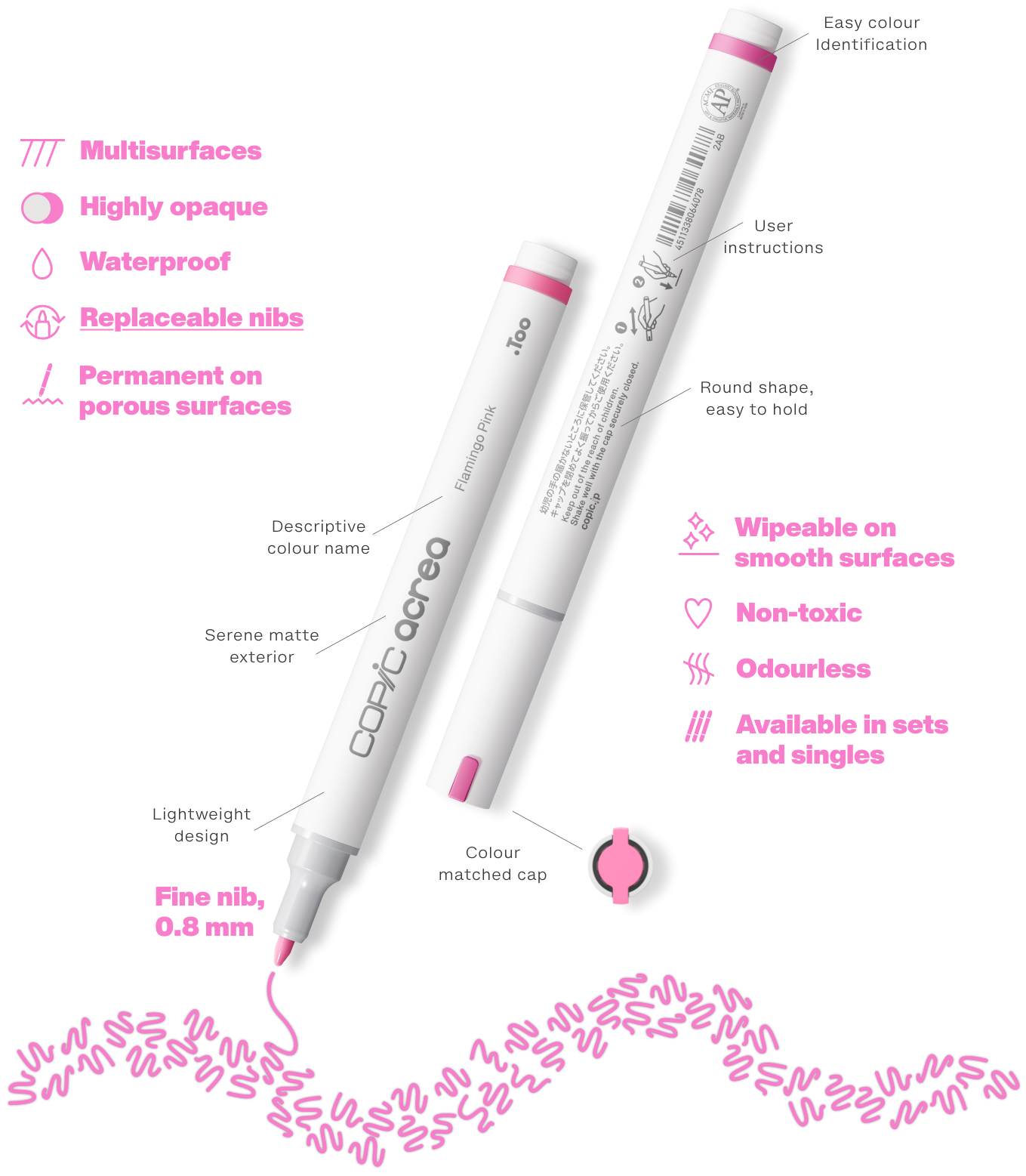 Acrea Paint Marker - Snow White