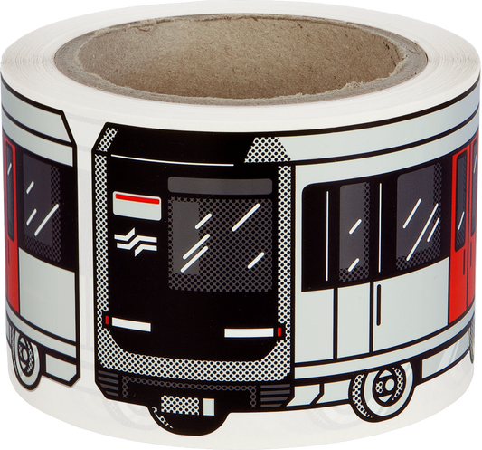 System Stickers Amsterdam Metro 200 pcs