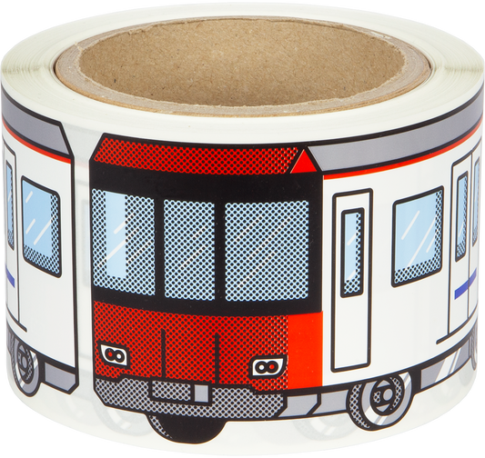 System Stickers Barcelona Metro 200 pcs