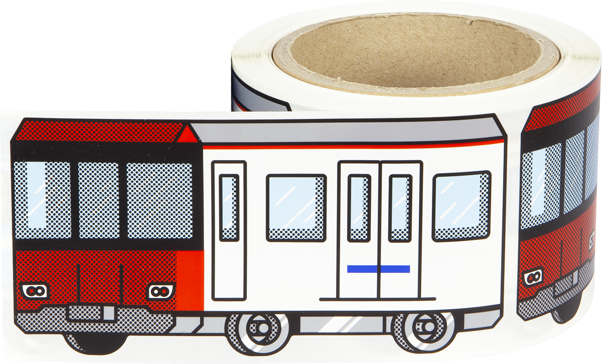 System Stickers Barcelona Metro 200 pcs