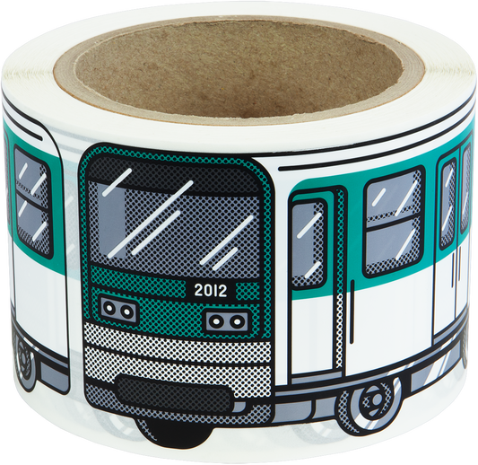 System Stickers Paris Metro 200 pcs