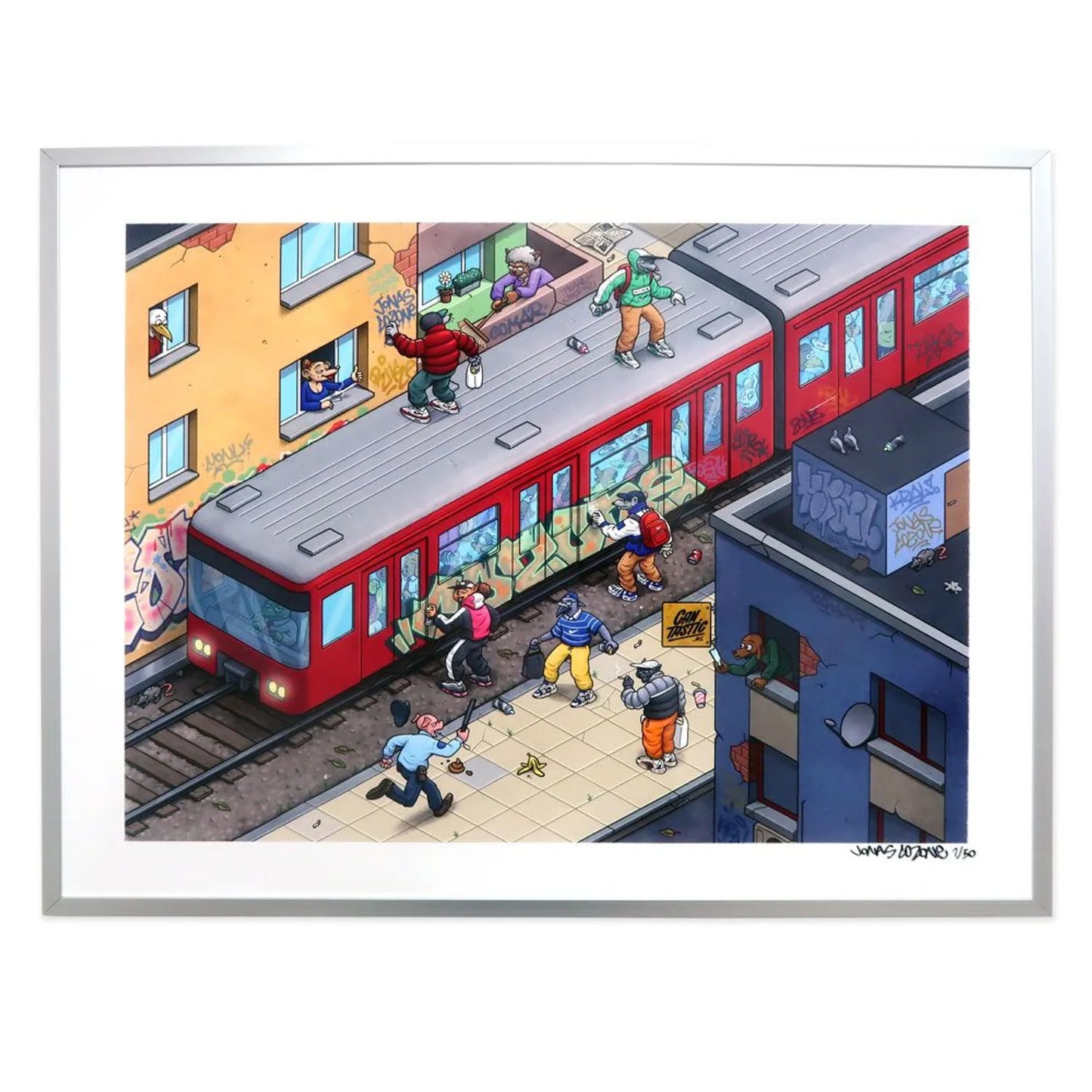 Beastville Backjump Print - Jonas Cozone x Cantastic