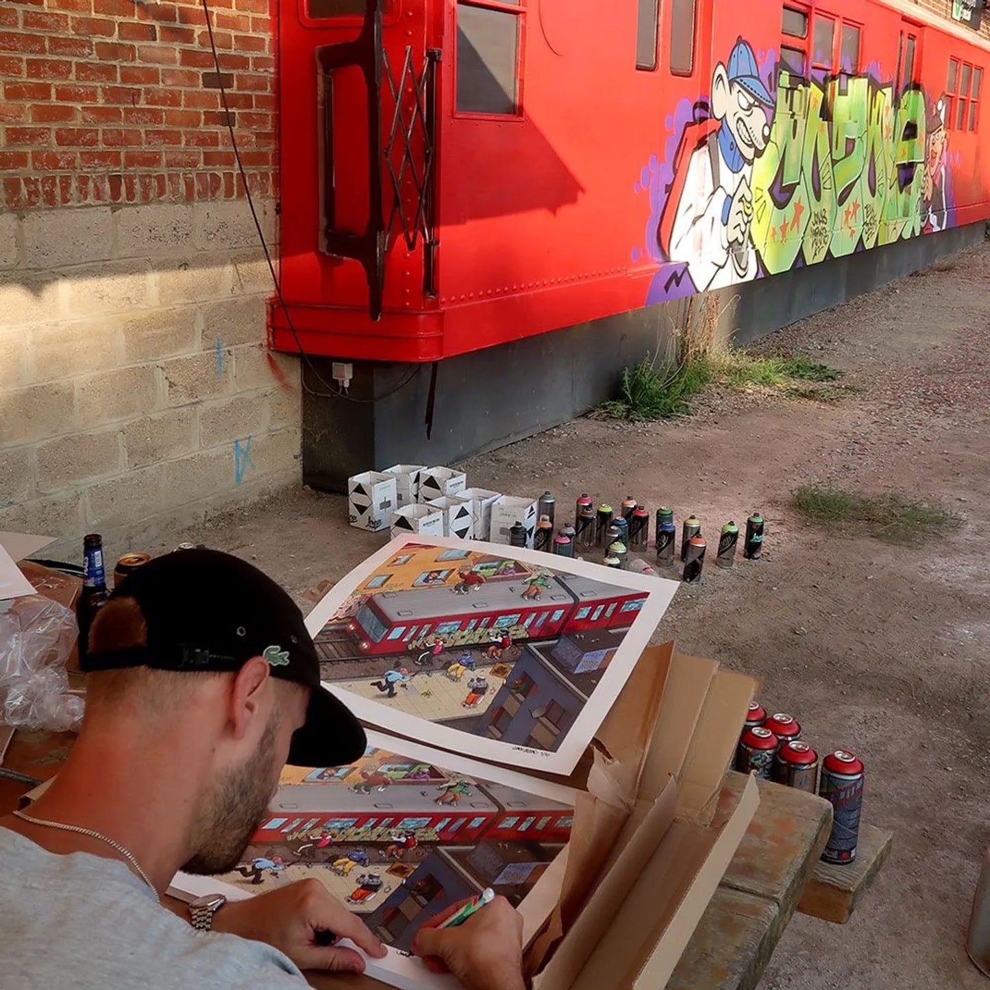 Beastville Backjump Print - Jonas Cozone x Cantastic