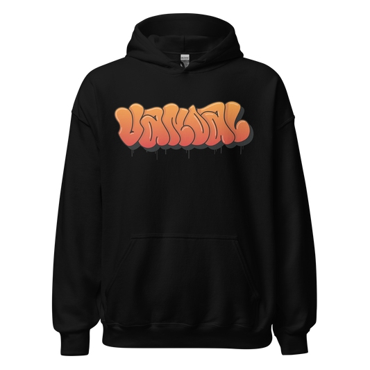 Vandal Throwie Hoodie - Orange